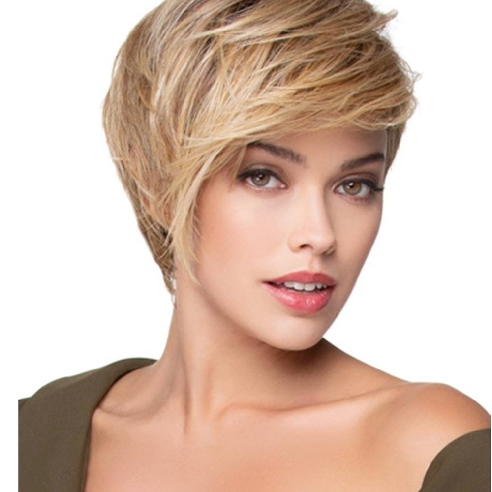 Stylish Blonde Pixie Cut Wig